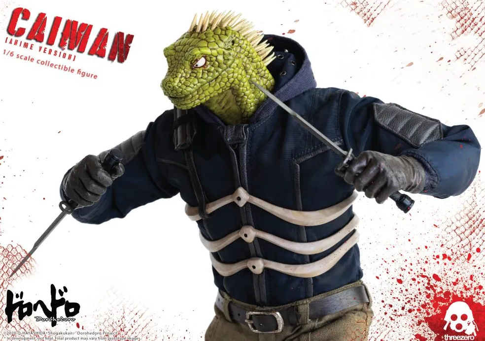Caiman Anime Version 1:6 Scale Figure | Dorohedoro | Threezero