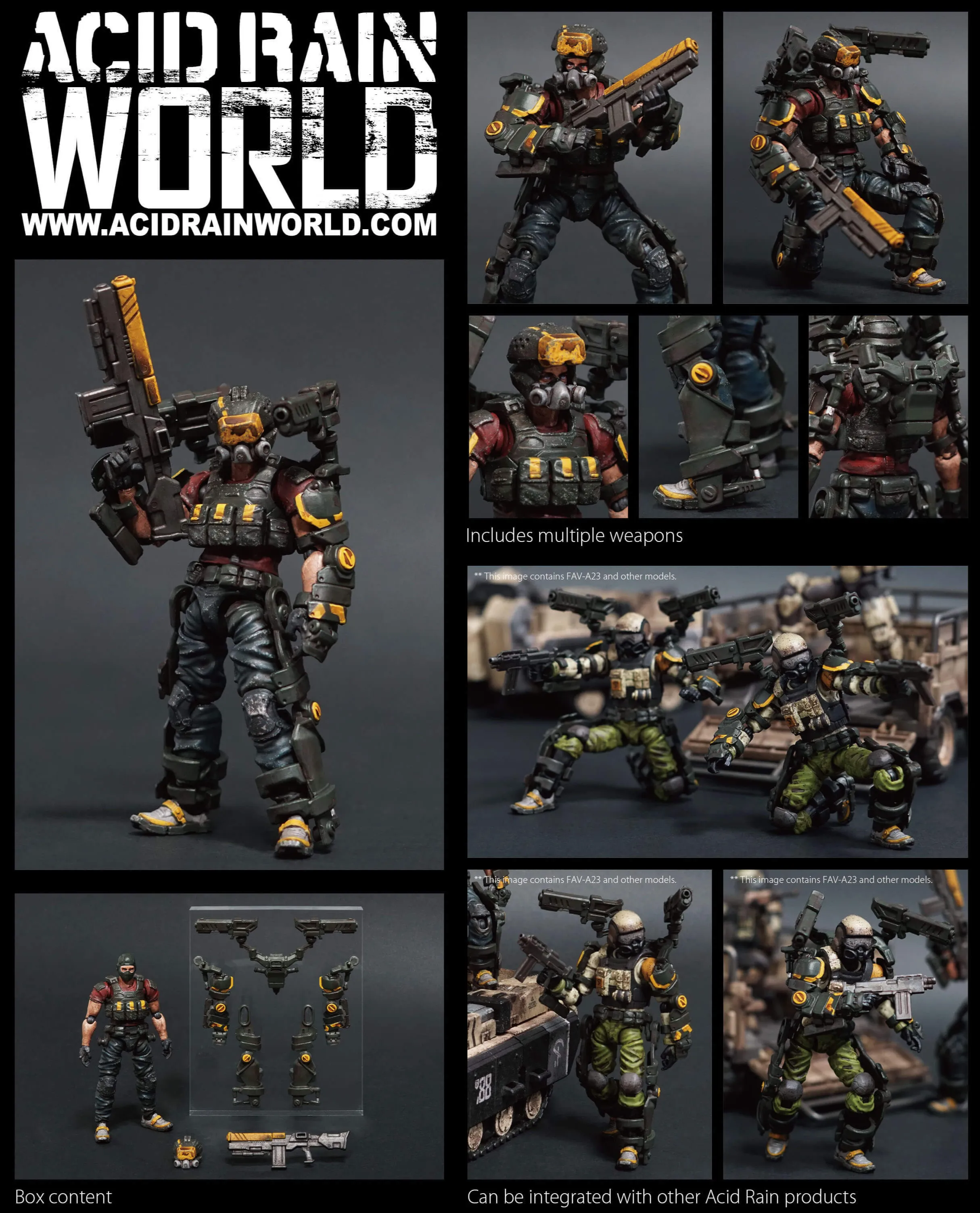 FAV-A23 Civet AEGIS Sentinel 1:18 Scale | Acid Rain FAV