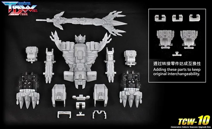 TCW-10 Generations Selects King Poseidon Upgrade Kit | Transform Dream Wave | Upgrade Kit