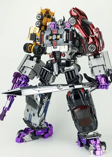 Havoc Car Combiner Set of 5 Metallic Version | Transformmission