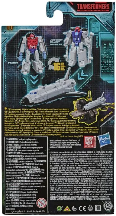WFC-E16 Astro Squad 2-Pack Fuzer and Autobot Blast Master Micromaster Scale | Transformers Generations War for Cybertron Earthrise Chapter
