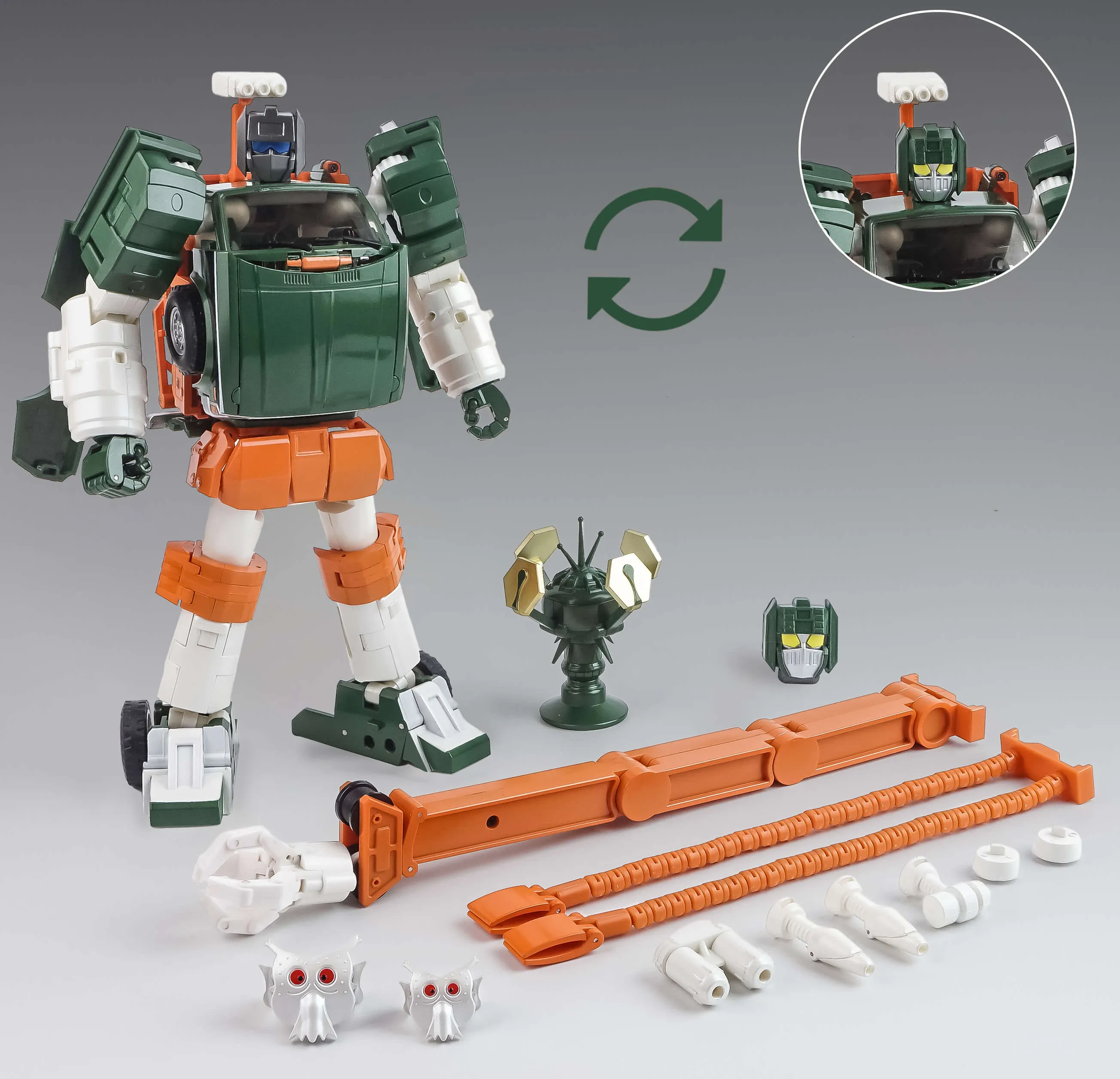 MX-9T Paean Cartoon Version | X-Transbots