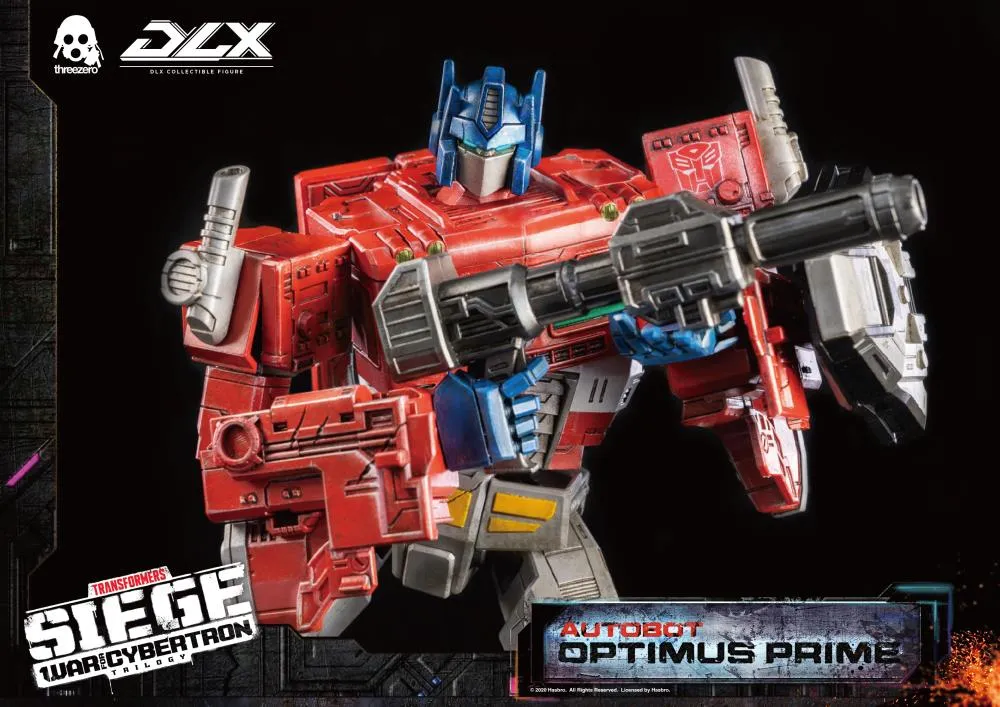 Optimus Prime Collectible Figure DLX Scale Collectible Figure | Transformers | threezero