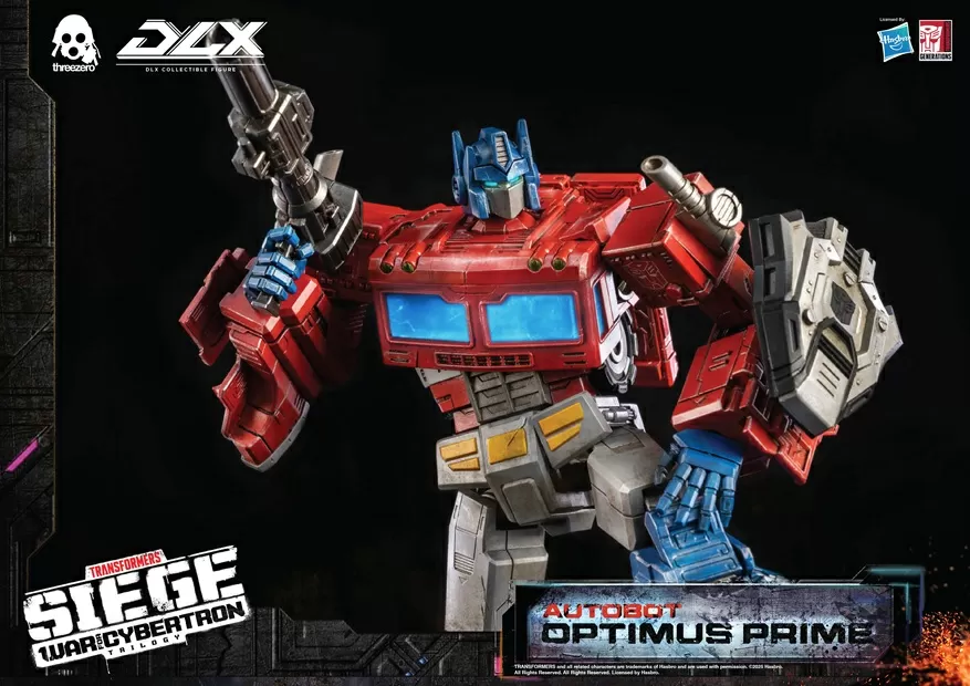 Optimus Prime Collectible Figure DLX Scale Collectible Figure | Transformers | threezero