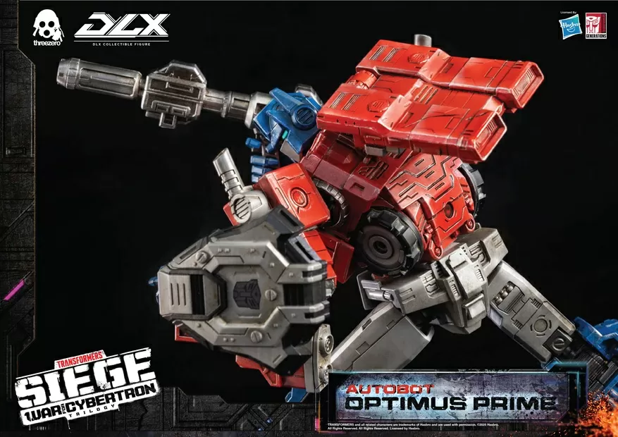 Optimus Prime Collectible Figure DLX Scale Collectible Figure | Transformers | threezero