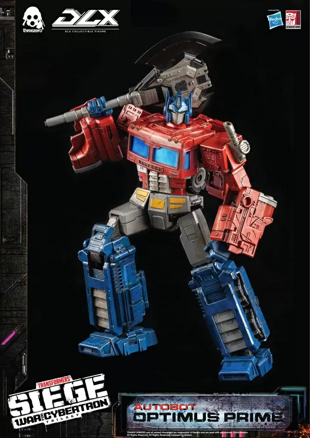 Optimus Prime Collectible Figure DLX Scale Collectible Figure | Transformers | threezero