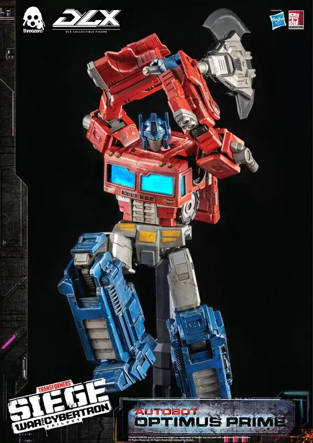 Optimus Prime Collectible Figure DLX Scale Collectible Figure | Transformers | threezero