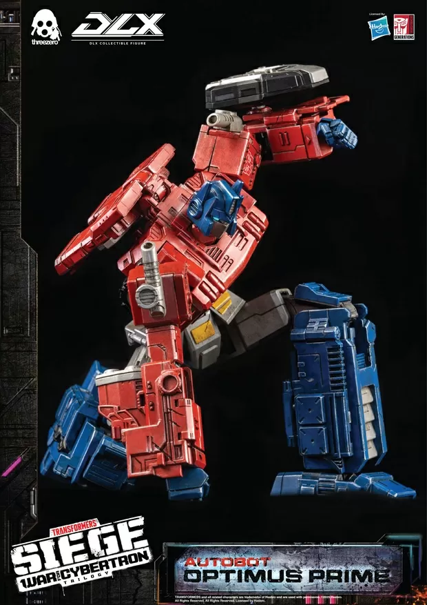 Optimus Prime Collectible Figure DLX Scale Collectible Figure | Transformers | threezero