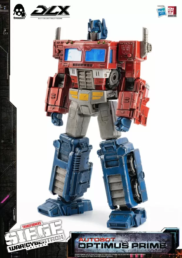 Optimus Prime Collectible Figure DLX Scale Collectible Figure | Transformers | threezero
