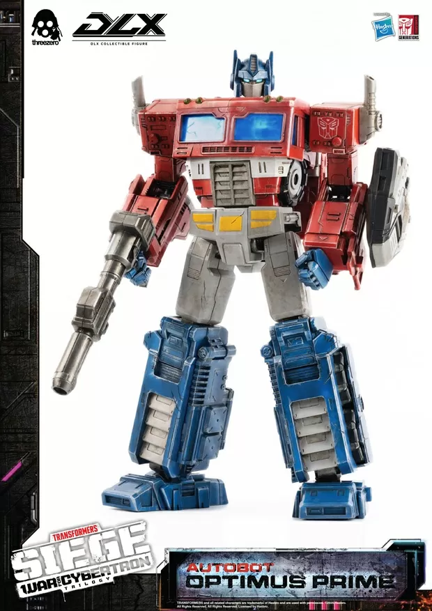 Optimus Prime Collectible Figure DLX Scale Collectible Figure | Transformers | threezero