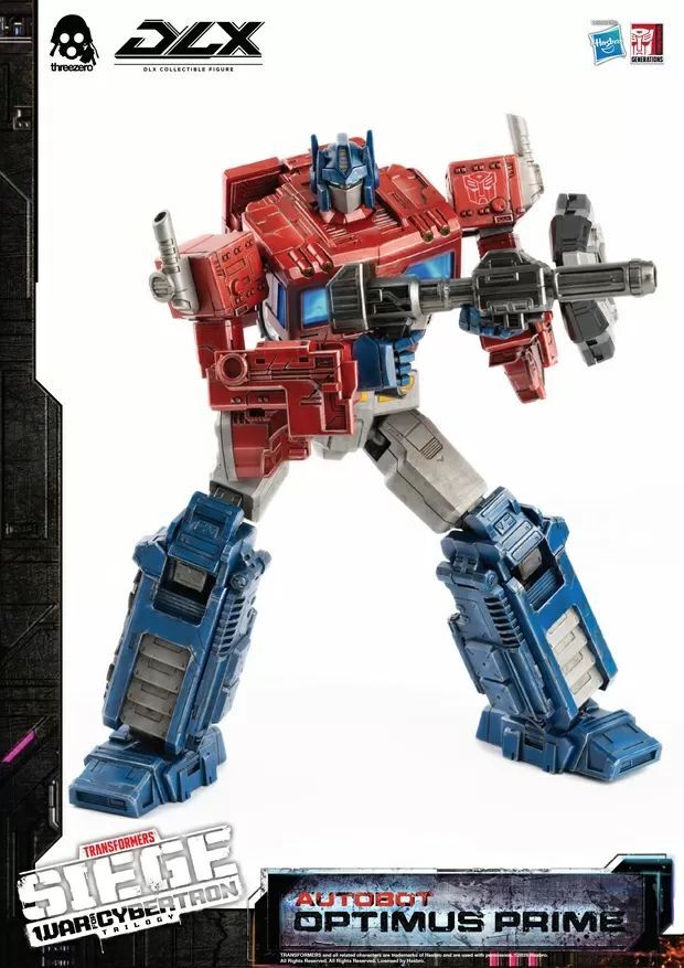 Optimus Prime Collectible Figure DLX Scale Collectible Figure | Transformers | threezero