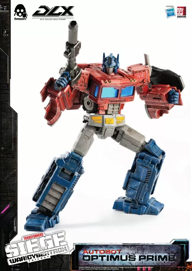 Optimus Prime Collectible Figure DLX Scale Collectible Figure | Transformers | threezero