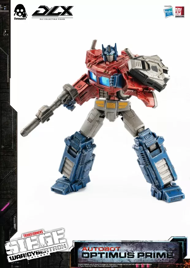 Optimus Prime Collectible Figure DLX Scale Collectible Figure | Transformers | threezero
