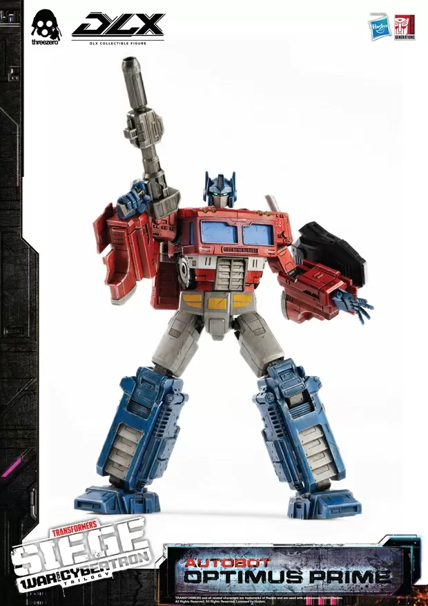 Optimus Prime Collectible Figure DLX Scale Collectible Figure | Transformers | threezero
