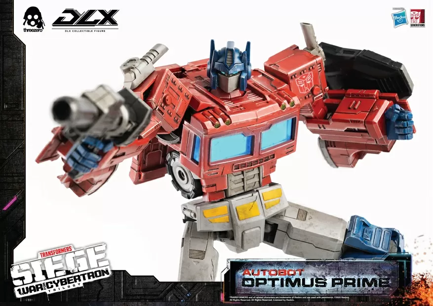 Optimus Prime Collectible Figure DLX Scale Collectible Figure | Transformers | threezero