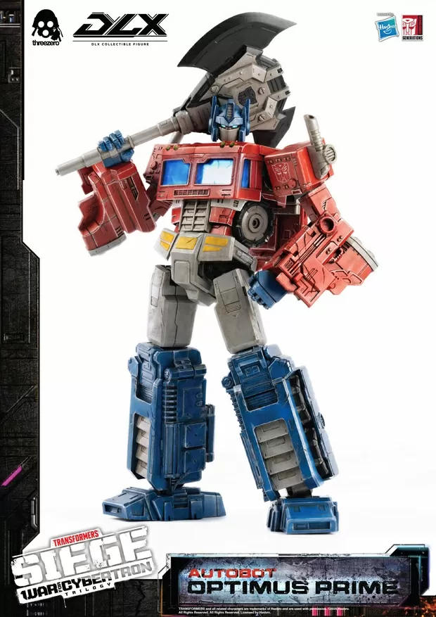 Optimus Prime Collectible Figure DLX Scale Collectible Figure | Transformers | threezero