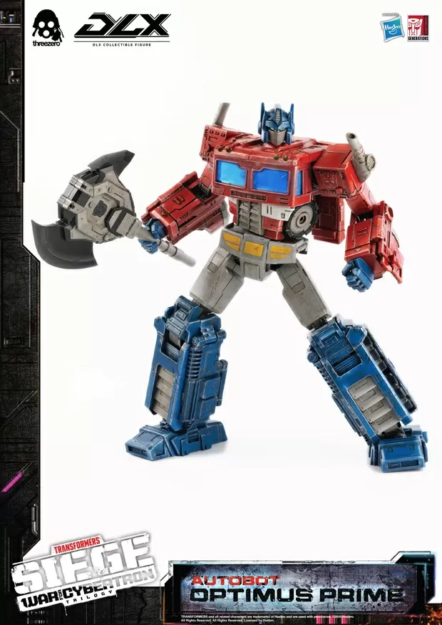 Optimus Prime Collectible Figure DLX Scale Collectible Figure | Transformers | threezero