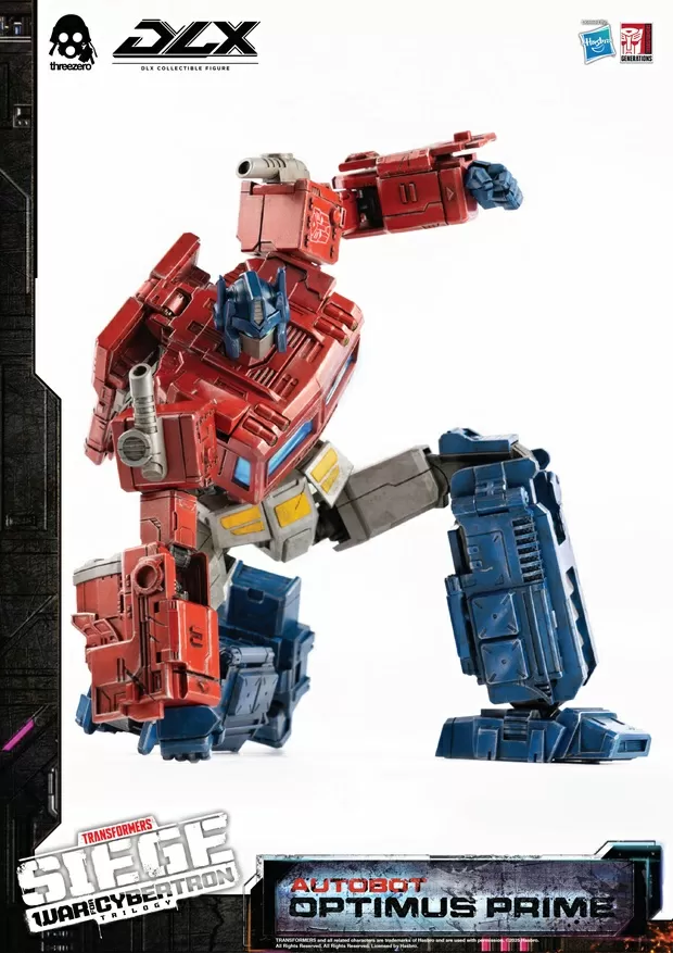 Optimus Prime Collectible Figure DLX Scale Collectible Figure | Transformers | threezero