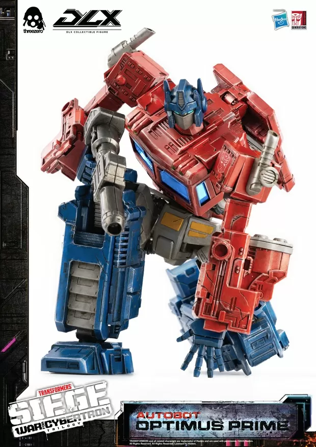 Optimus Prime Collectible Figure DLX Scale Collectible Figure | Transformers | threezero