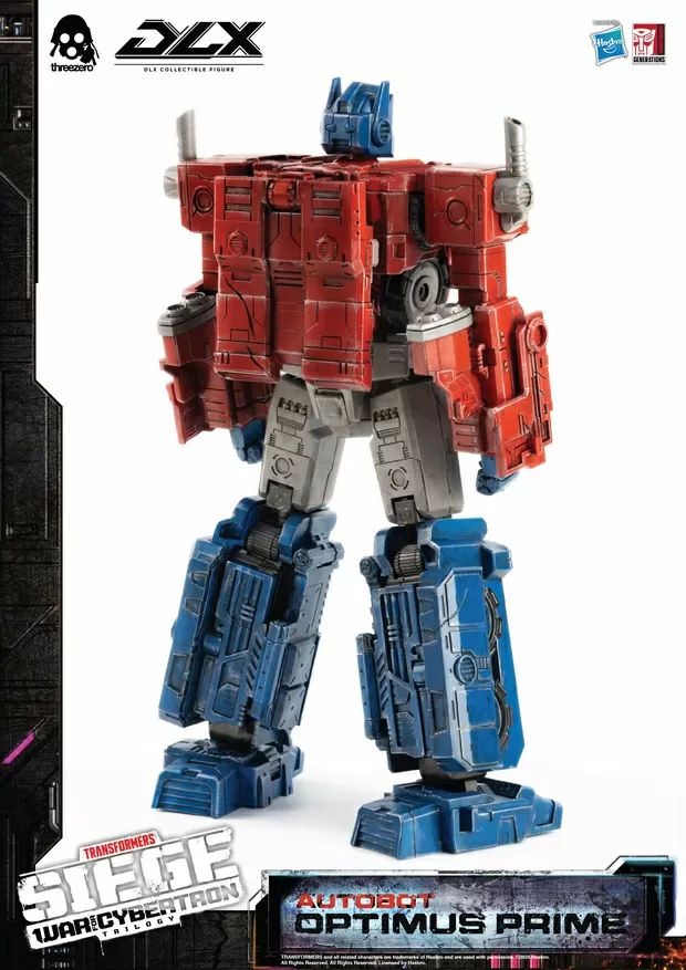 Optimus Prime Collectible Figure DLX Scale Collectible Figure | Transformers | threezero