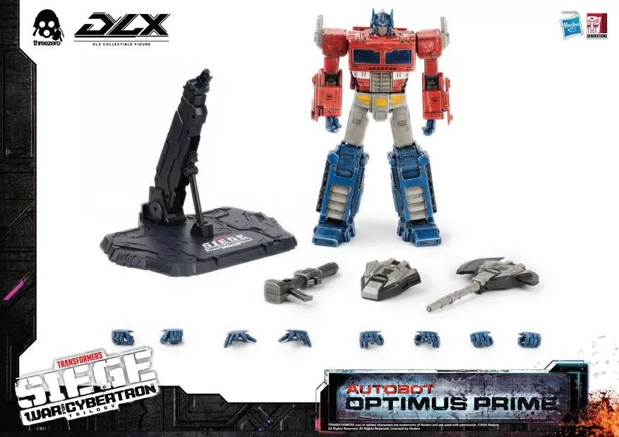 Optimus Prime Collectible Figure DLX Scale Collectible Figure | Transformers | threezero