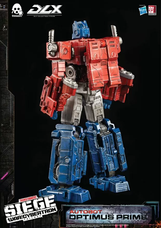 Optimus Prime Collectible Figure DLX Scale Collectible Figure | Transformers | threezero