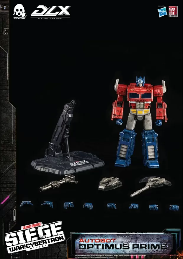 Optimus Prime Collectible Figure DLX Scale Collectible Figure | Transformers | threezero