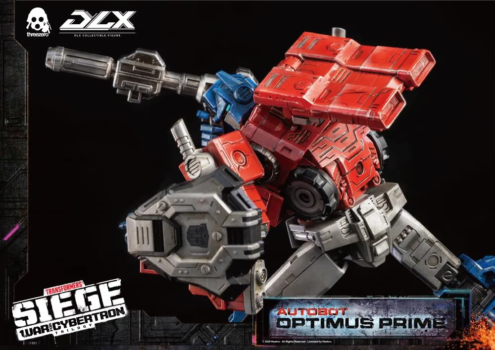 Optimus Prime Collectible Figure DLX Scale Collectible Figure | Transformers | threezero