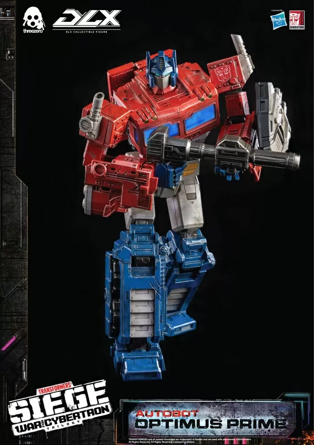 Optimus Prime Collectible Figure DLX Scale Collectible Figure | Transformers | threezero