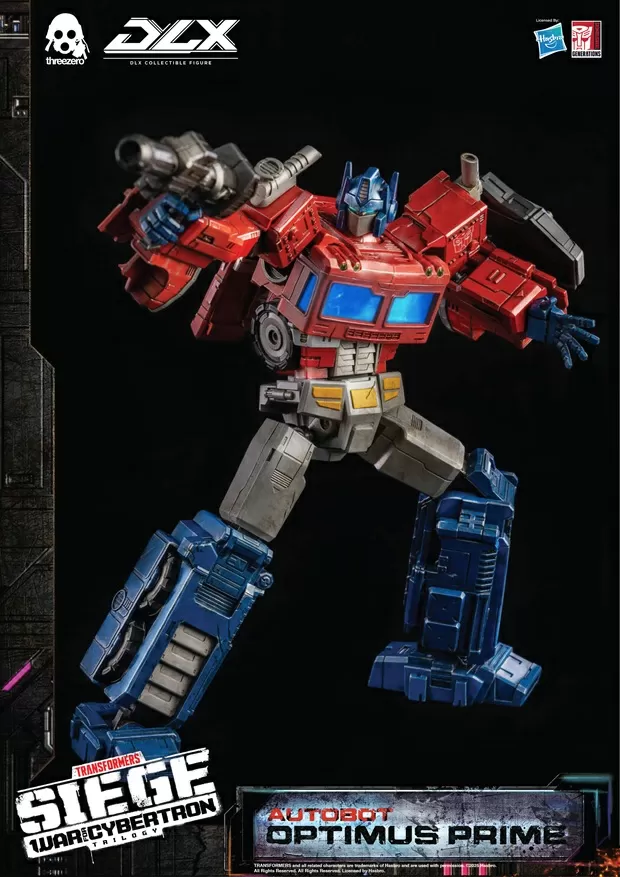 Optimus Prime Collectible Figure DLX Scale Collectible Figure | Transformers | threezero