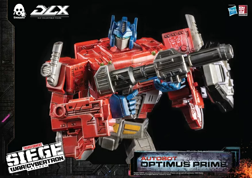 Optimus Prime Collectible Figure DLX Scale Collectible Figure | Transformers | threezero