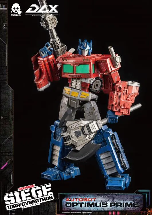 Optimus Prime Collectible Figure DLX Scale Collectible Figure | Transformers | threezero