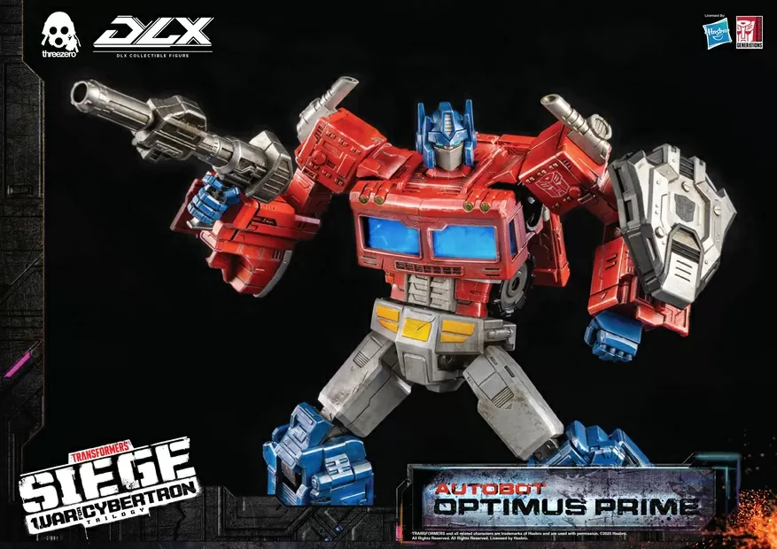 Optimus Prime Collectible Figure DLX Scale Collectible Figure | Transformers | threezero