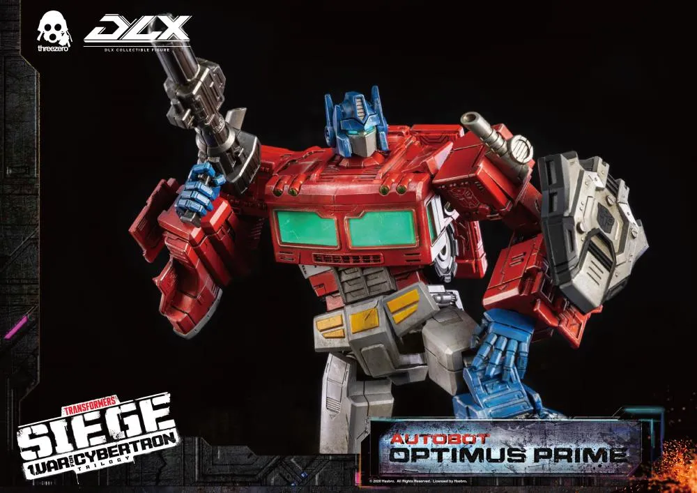 Optimus Prime Collectible Figure DLX Scale Collectible Figure | Transformers | threezero