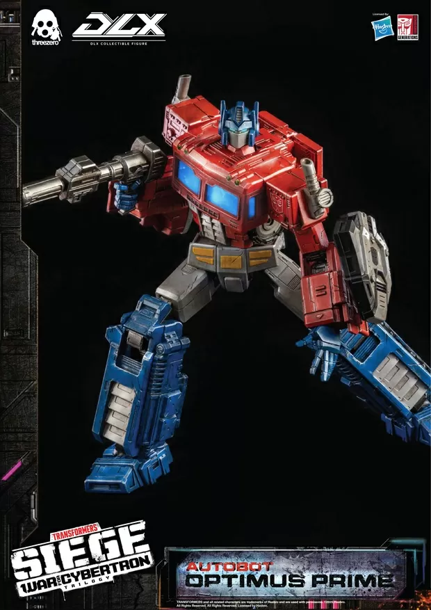 Optimus Prime Collectible Figure DLX Scale Collectible Figure | Transformers | threezero