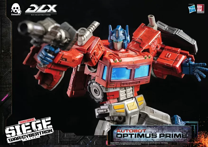 Optimus Prime Collectible Figure DLX Scale Collectible Figure | Transformers | threezero