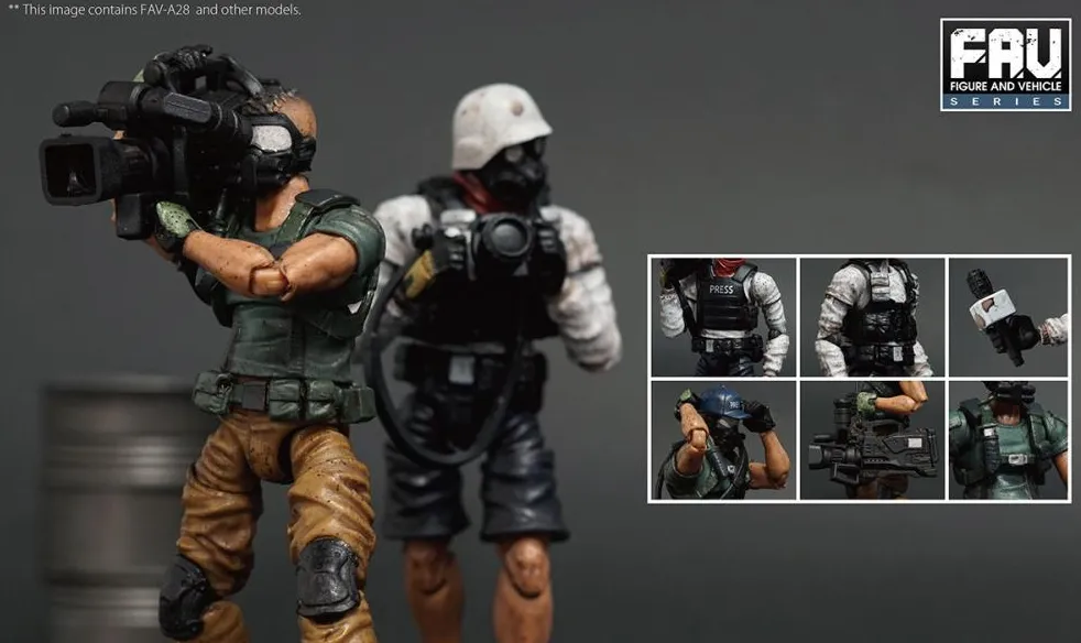 FAV-A28 War Correspondent Set 1:18 Scale | Acid Rain FAV