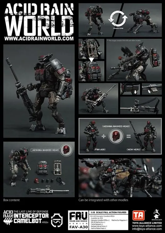 FAV-A30 Interceptor Camelbot HR52e 1:18 Scale | Acid Rain FAV