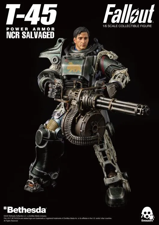 Threezero Fallout T-45 NCR Salvaged Power Armor 1:6 Scale Figure