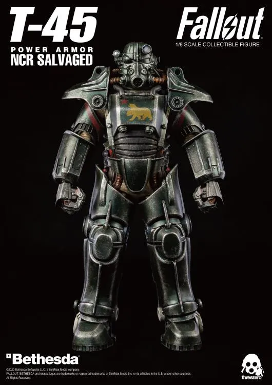 Threezero Fallout T-45 NCR Salvaged Power Armor 1:6 Scale Figure