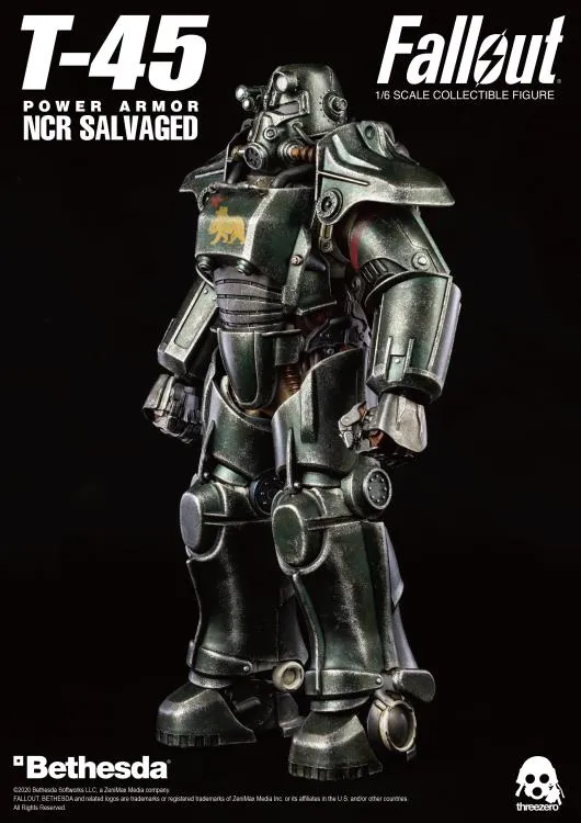 Threezero Fallout T-45 NCR Salvaged Power Armor 1:6 Scale Figure