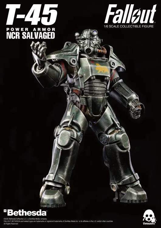 Threezero Fallout T-45 NCR Salvaged Power Armor 1:6 Scale Figure