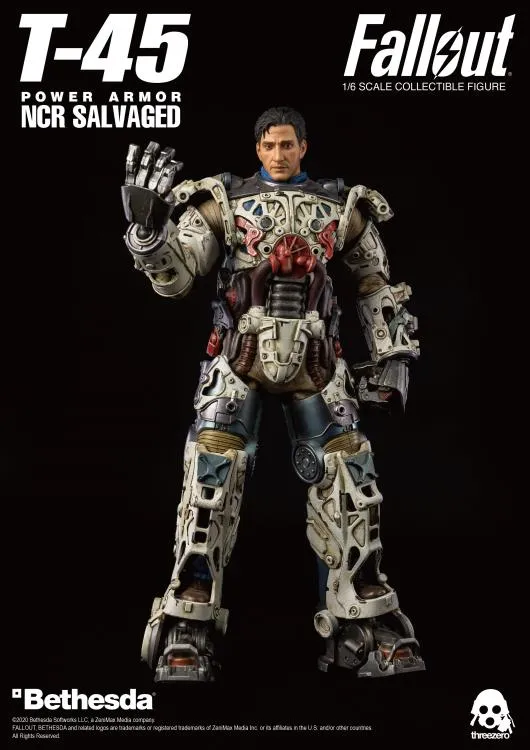 Threezero Fallout T-45 NCR Salvaged Power Armor 1:6 Scale Figure