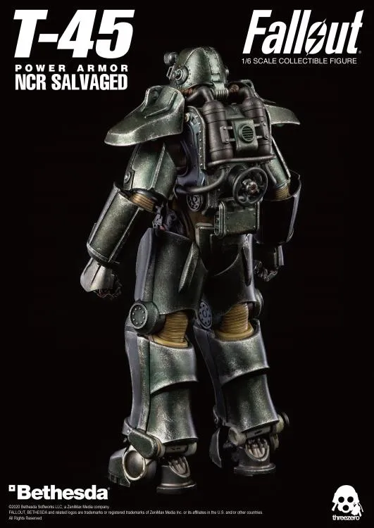 Threezero Fallout T-45 NCR Salvaged Power Armor 1:6 Scale Figure