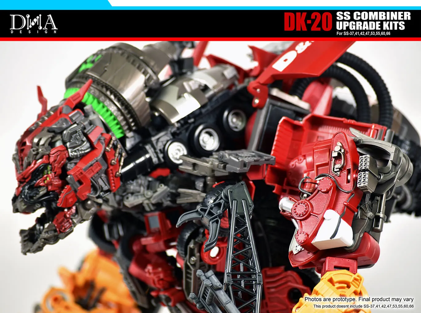 DK-20 Upgrade Kit for Transformers Studio Series 69 Devastator Set of 8 | Dna Design | Upgrade Kit