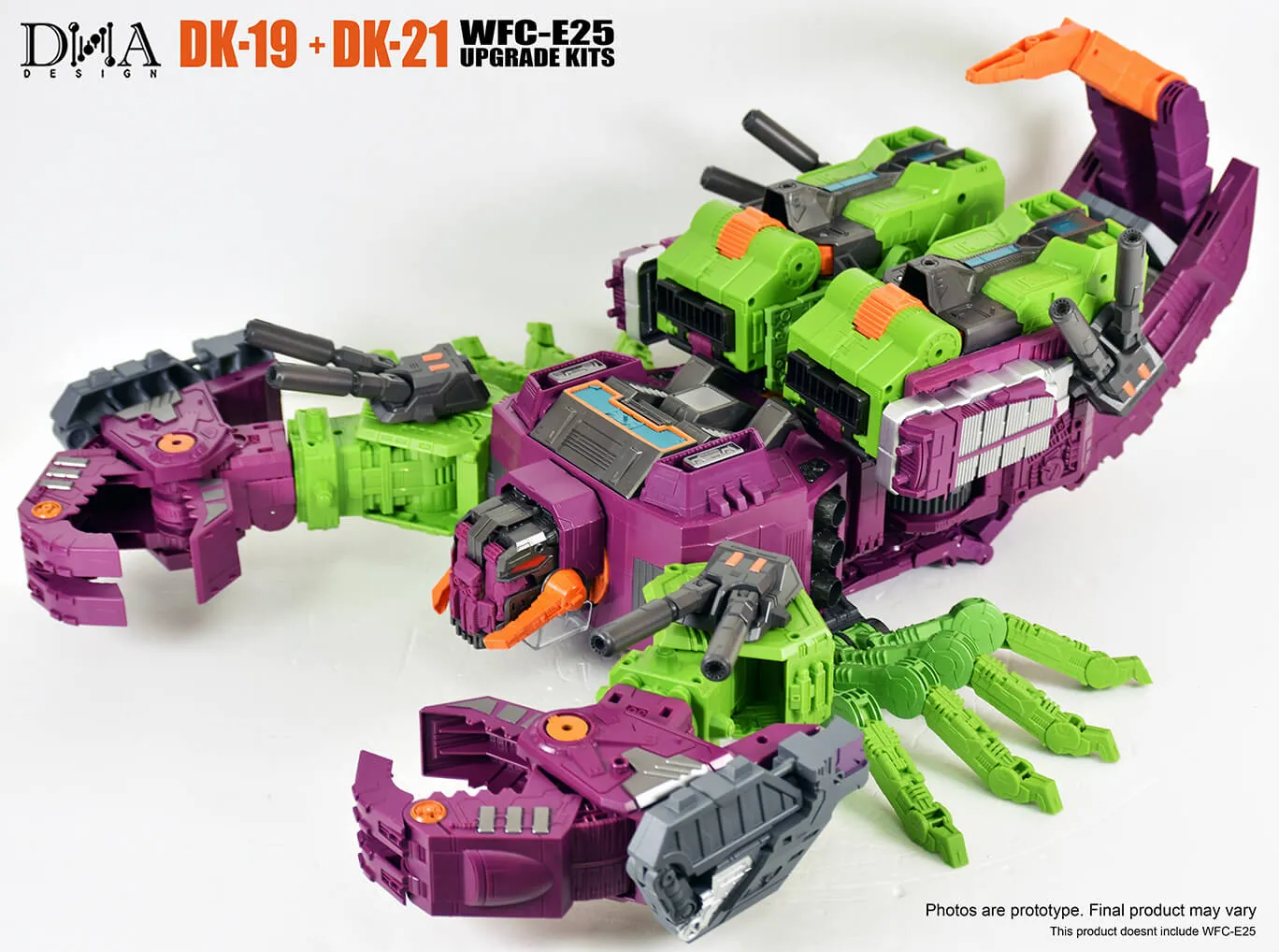 DK-21 Upgrade Kit for Transformers WFC: Earthrise WFC-E25 Titan Scorponok | Dna Design | Upgrade Kit
