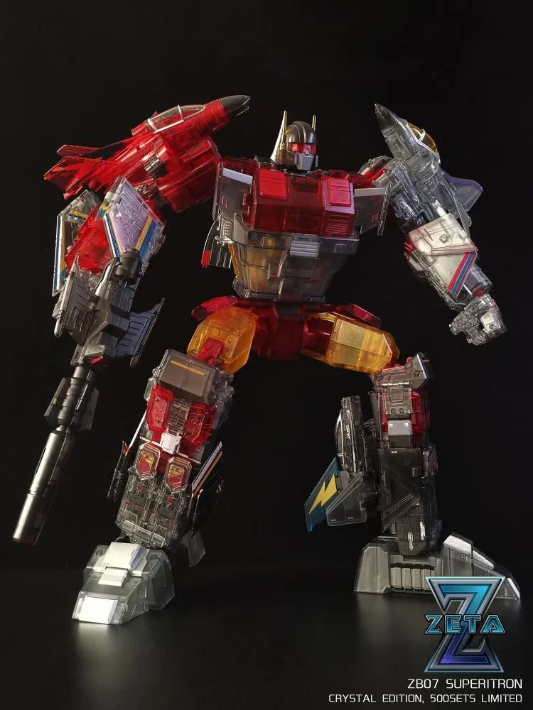 ZB-07 Superitron Combiner Crystal Edition Set of 5 Figures | Zeta Toys