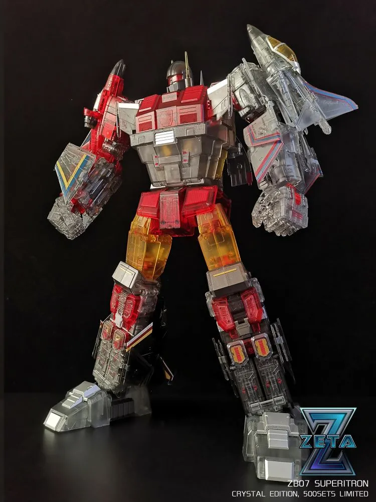 ZB-07 Superitron Combiner Crystal Edition Set of 5 Figures | Zeta Toys