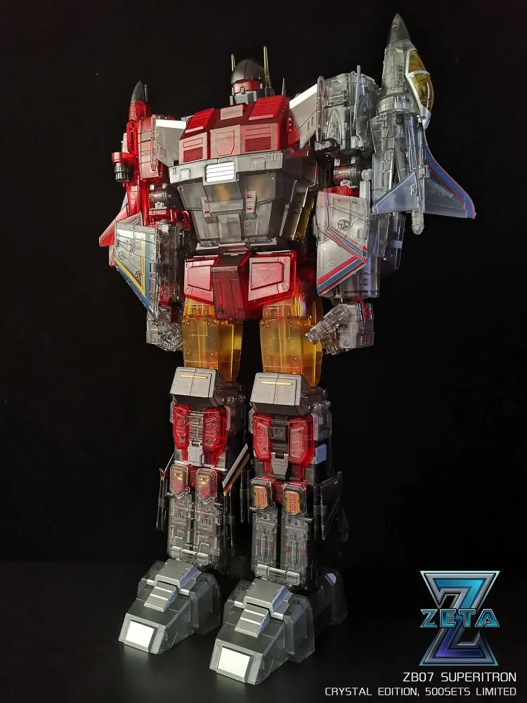 ZB-07 Superitron Combiner Crystal Edition Set of 5 Figures | Zeta Toys