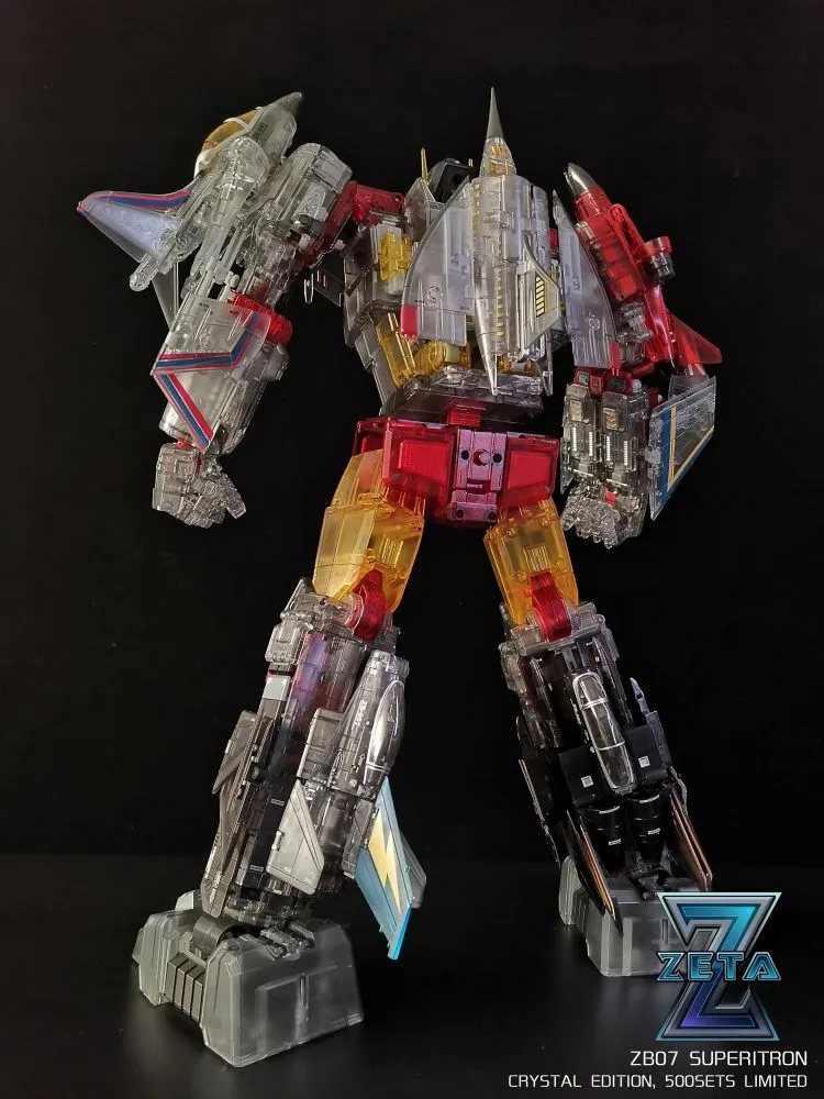 ZB-07 Superitron Combiner Crystal Edition Set of 5 Figures | Zeta Toys